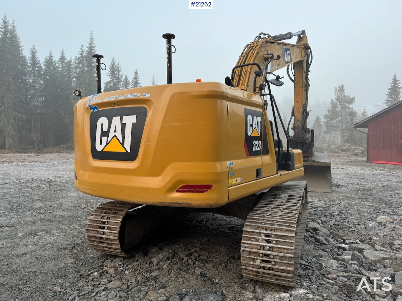Crawler excavator Caterpillar 323: picture 8