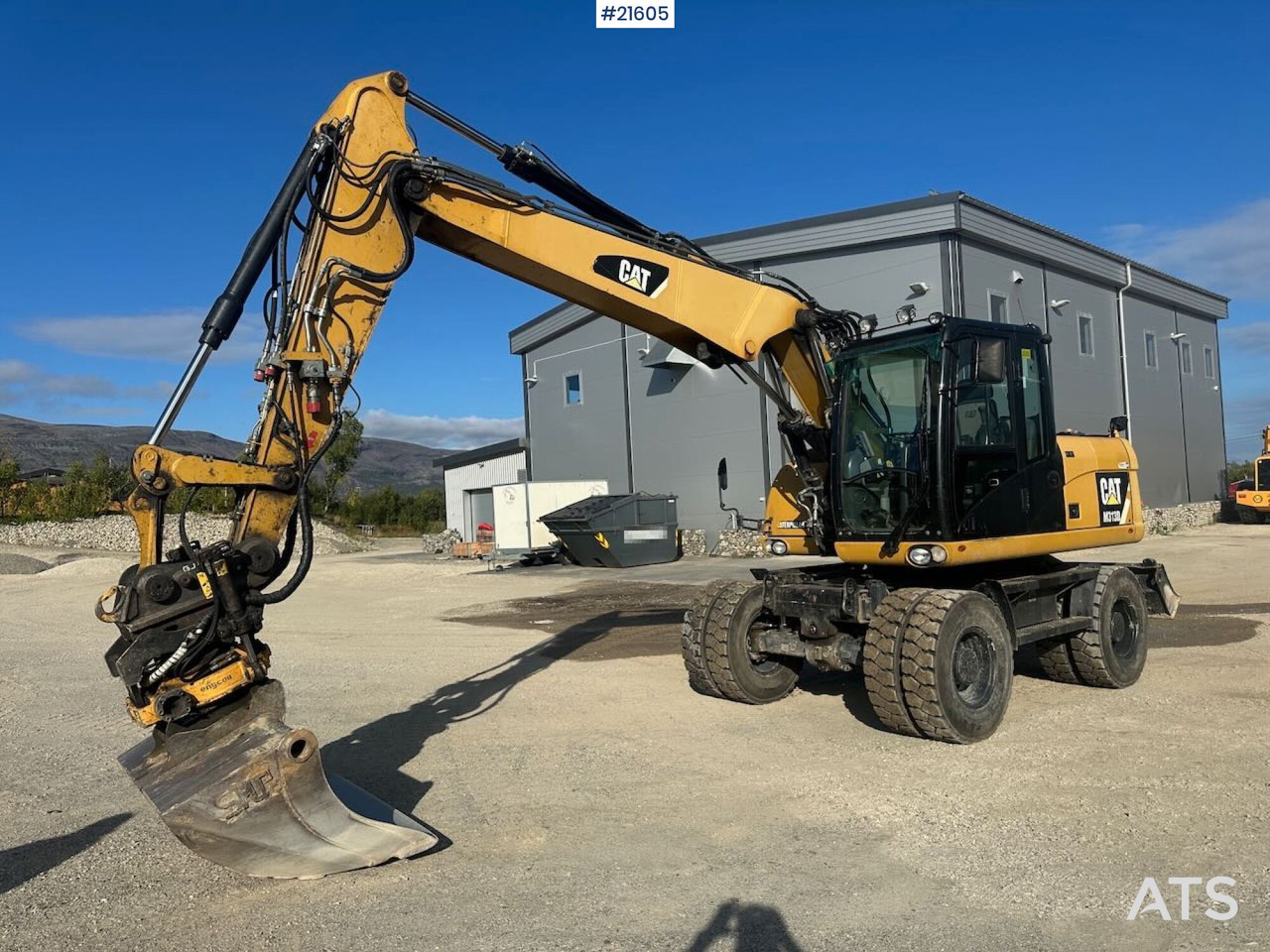 Caterpillar M313D hjulgraver m/ rototilt og skuffe. SE VIDEO - Wheel excavator: picture 2 Caterpillar M313D hjulgraver m/ rototilt og skuffe. SE VIDEO - Wheel excavator: picture 2