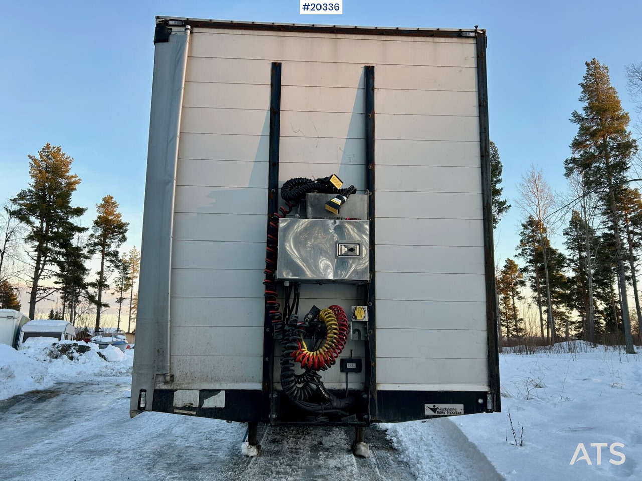 HRD Jumbo tralle med bredding - Closed box semi-trailer: picture 2 HRD Jumbo tralle med bredding - Closed box semi-trailer: picture 2