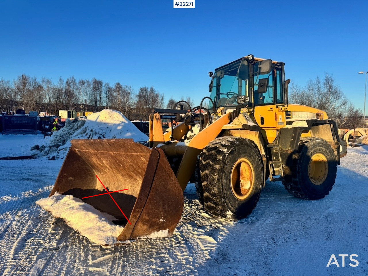 Komatsu WA200-5 Hjullaster. Rep objekt. SE VIDEO - Wheel loader: picture 1 Komatsu WA200-5 Hjullaster. Rep objekt. SE VIDEO - Wheel loader: picture 1