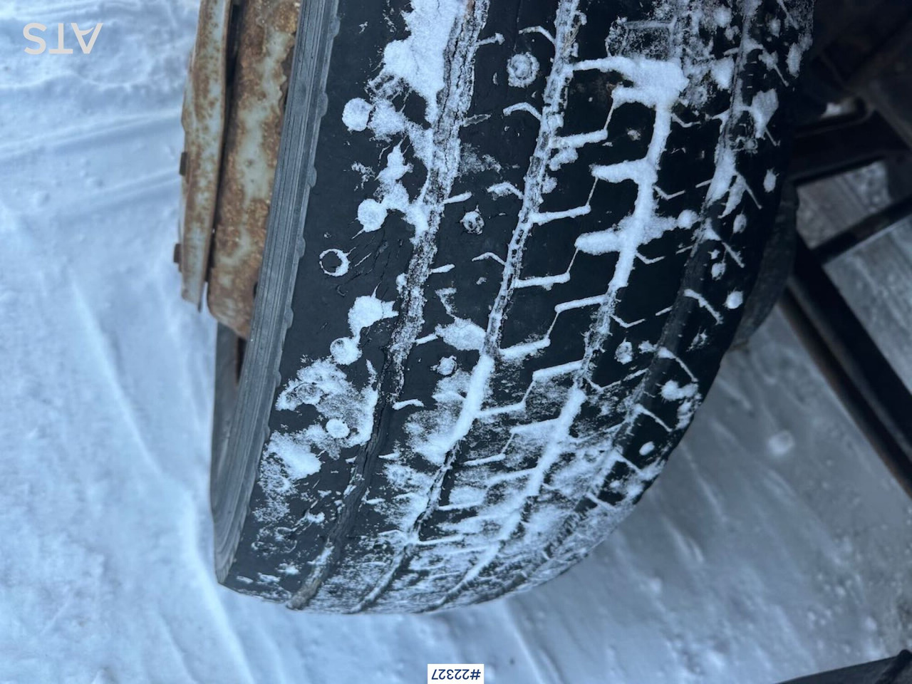 Crane truck MAN 14 224 LC kranbil m / 7 t/m kran og to sett dekk. Lav km stand. SE VIDEO: picture 6