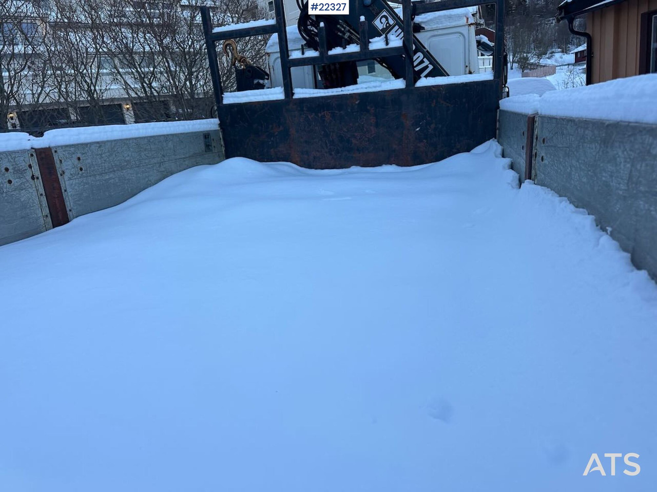 Crane truck MAN 14 224 LC kranbil m / 7 t/m kran og to sett dekk. Lav km stand. SE VIDEO: picture 13