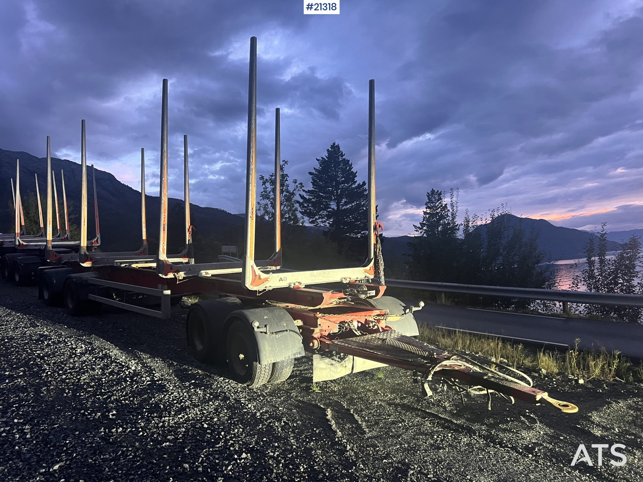 MVB10 MVB10-FLS4 4 akslet Tømmerhenger - Logging trailer: picture 1 MVB10 MVB10-FLS4 4 akslet Tømmerhenger - Logging trailer: picture 1