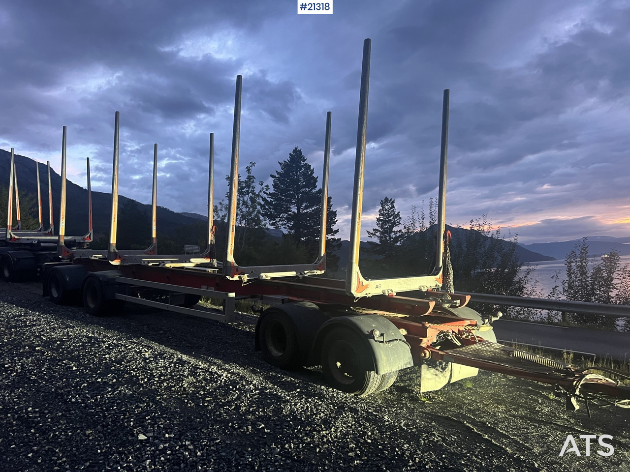 MVB10 MVB10-FLS4 4 akslet Tømmerhenger - Logging trailer: picture 2 MVB10 MVB10-FLS4 4 akslet Tømmerhenger - Logging trailer: picture 2