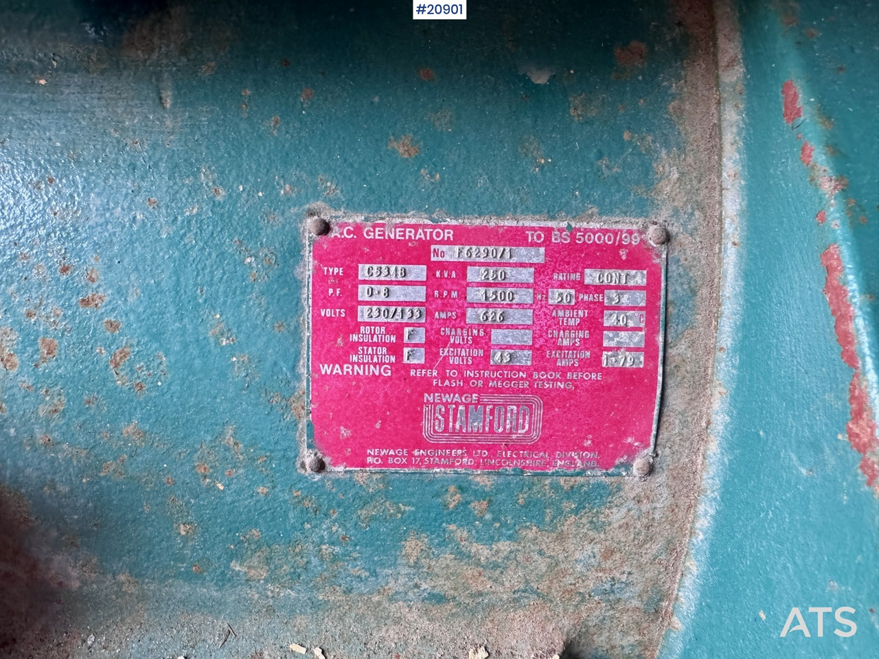 Generator set Newage Stamford Generator: picture 12