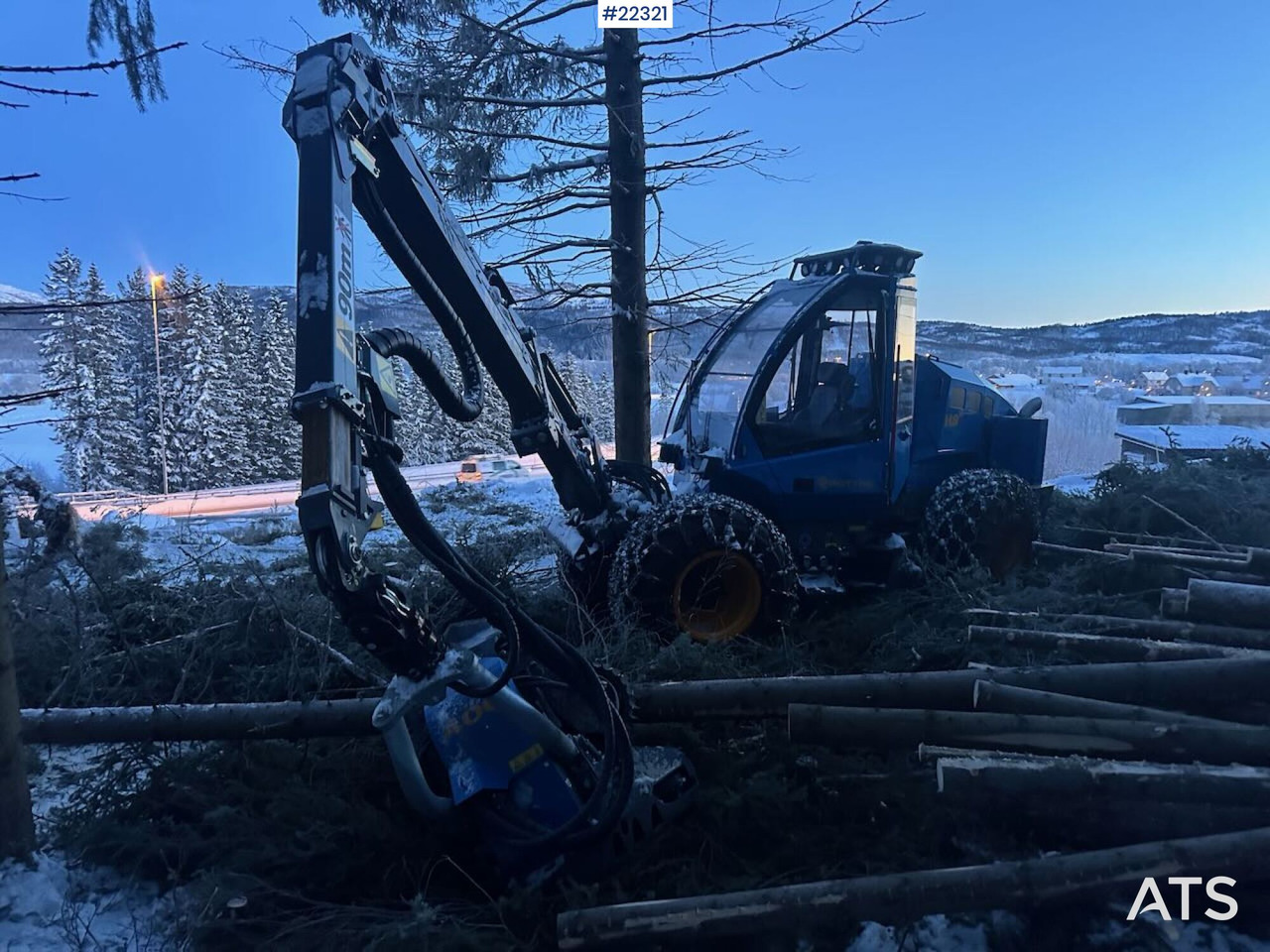 Rottne H8E hogstmaskin m/ hogstaggregat og kjettinger - Forestry harvester: picture 1 Rottne H8E hogstmaskin m/ hogstaggregat og kjettinger - Forestry harvester: picture 1