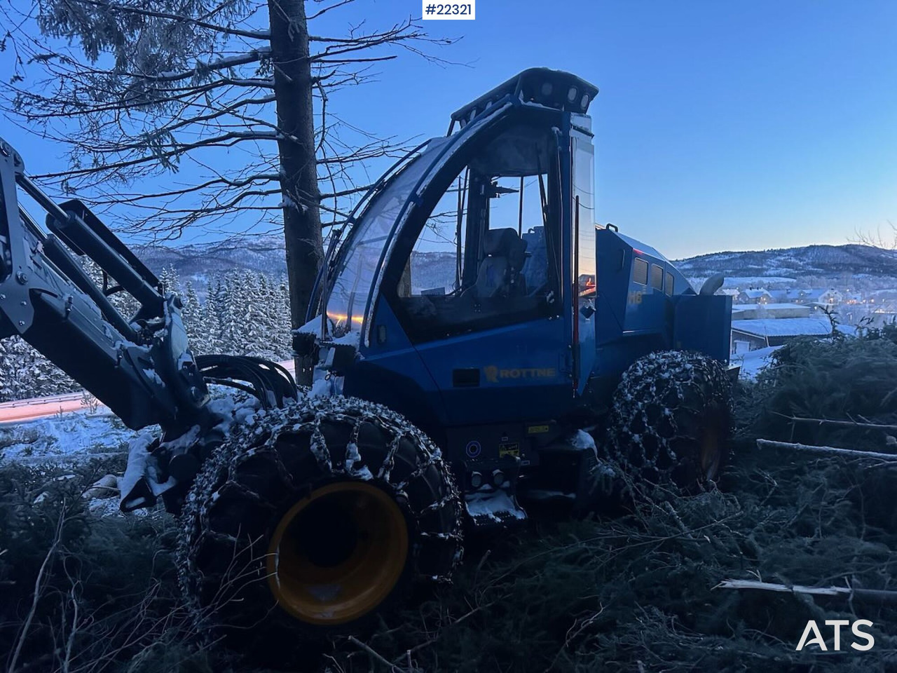 Rottne H8E hogstmaskin m/ hogstaggregat og kjettinger - Forestry harvester: picture 2 Rottne H8E hogstmaskin m/ hogstaggregat og kjettinger - Forestry harvester: picture 2