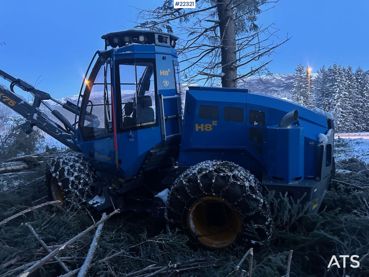 Rottne H8E hogstmaskin m/ hogstaggregat og kjettinger - Forestry harvester: picture 4 Rottne H8E hogstmaskin m/ hogstaggregat og kjettinger - Forestry harvester: picture 4