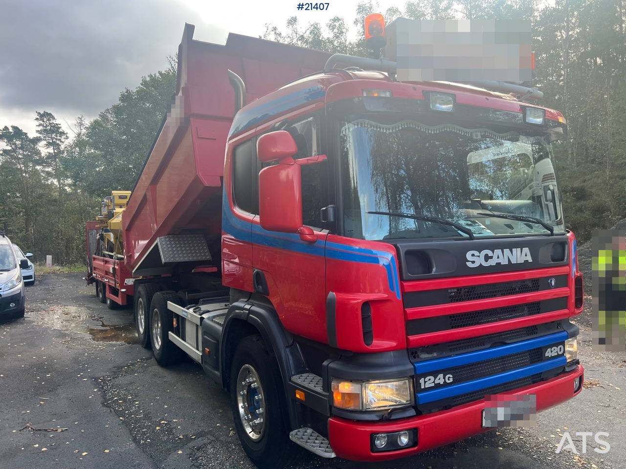 Tipper Scania P124G: picture 7