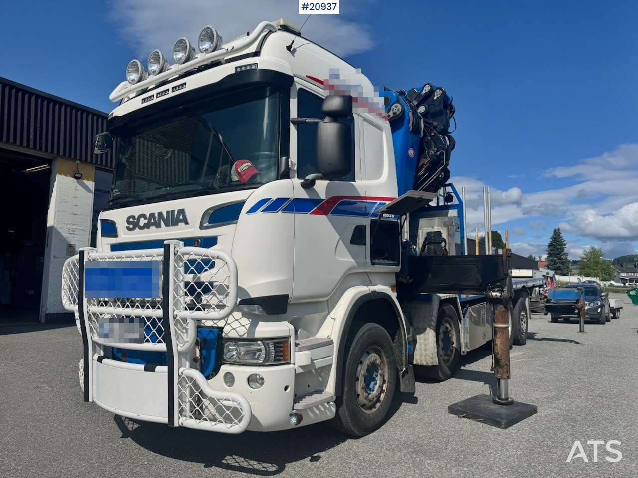 Scania R620 - Dropside/ Flatbed truck, Crane truck: picture 3 Scania R620 - Dropside/ Flatbed truck, Crane truck: picture 3