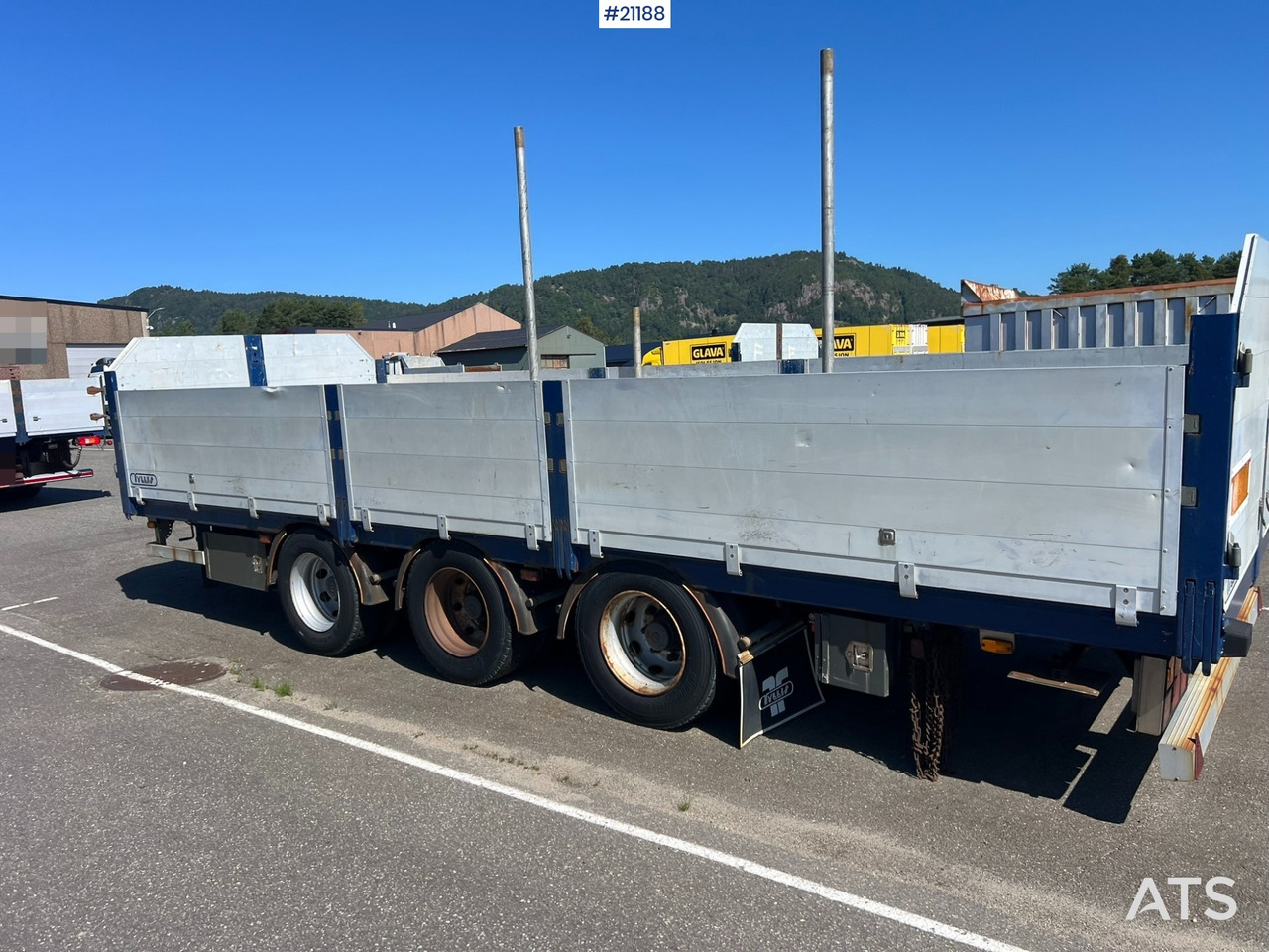 Tyllis 3 akslet - Dropside/ Flatbed trailer: picture 2 Tyllis 3 akslet - Dropside/ Flatbed trailer: picture 2