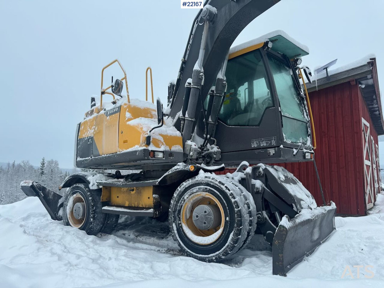 Volvo 2014 Volvo EW160D hjulgraver m/ hevbar hytte og sorteringsklype med rotator - Wheel excavator: picture 5 Volvo 2014 Volvo EW160D hjulgraver m/ hevbar hytte og sorteringsklype med rotator - Wheel excavator: picture 5