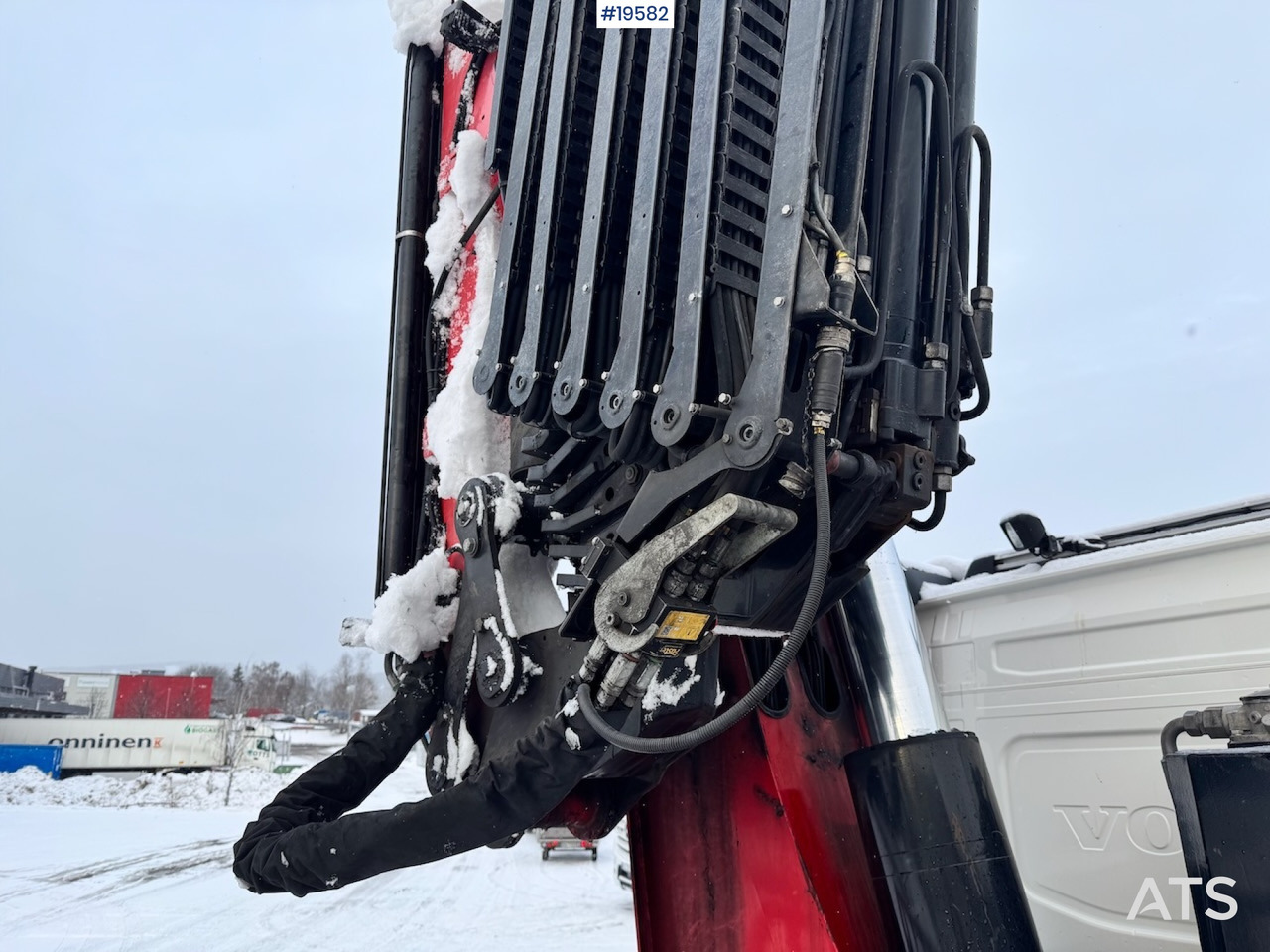 Crane truck Volvo 2019 Volvo FH540 8x4 Tridem Kranbil m/ 50 t/m HMF kran m/ Jibb. Lite km og krantimer!: picture 38