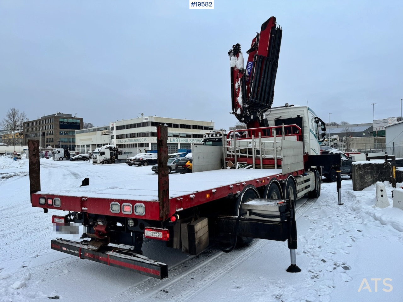 Crane truck Volvo 2019 Volvo FH540 8x4 Tridem Kranbil m/ 50 t/m HMF kran m/ Jibb. Lite km og krantimer!: picture 5