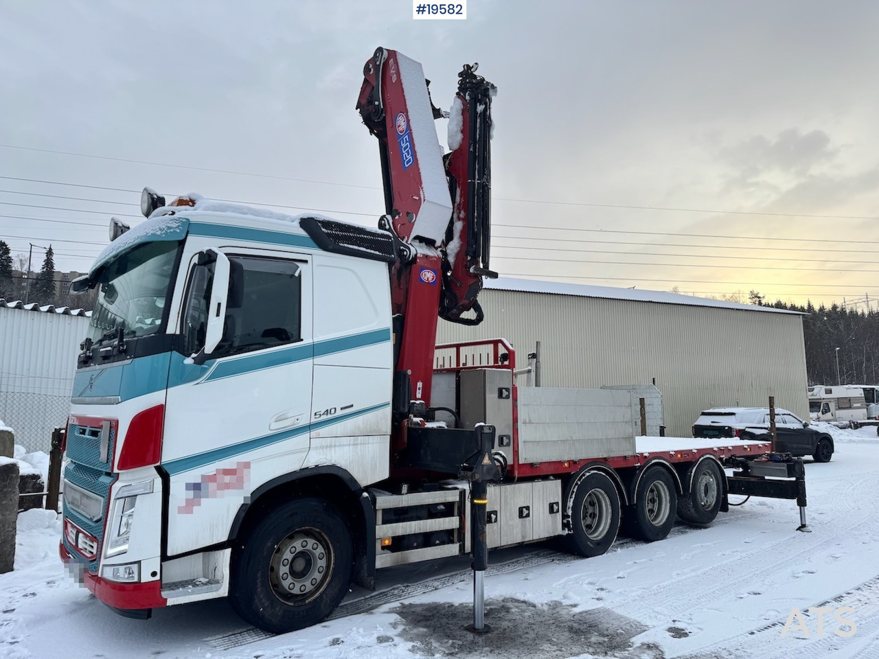 Crane truck Volvo 2019 Volvo FH540 8x4 Tridem Kranbil m/ 50 t/m HMF kran m/ Jibb. Lite km og krantimer!: picture 9