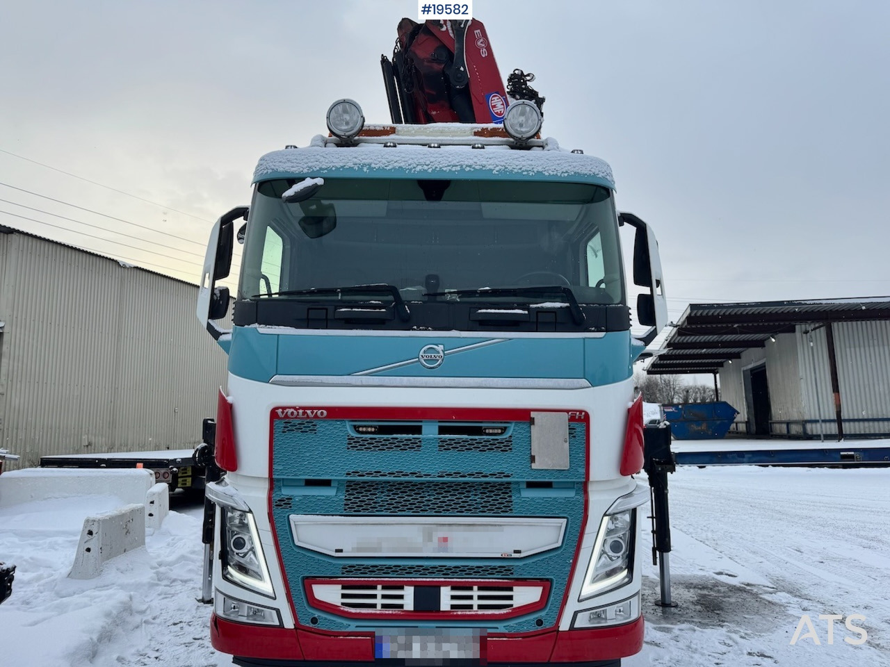 Crane truck Volvo 2019 Volvo FH540 8x4 Tridem Kranbil m/ 50 t/m HMF kran m/ Jibb. Lite km og krantimer!: picture 7
