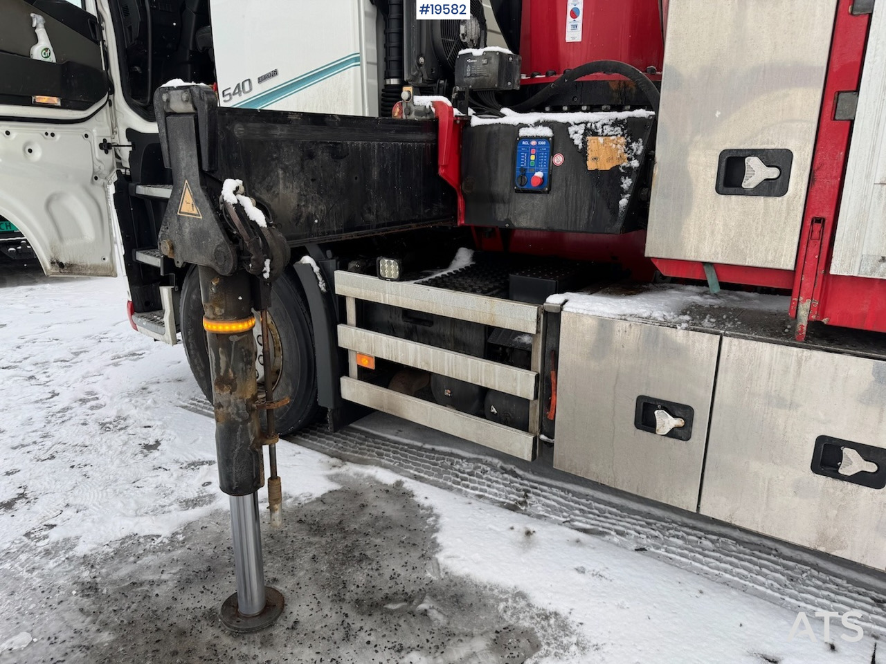 Crane truck Volvo 2019 Volvo FH540 8x4 Tridem Kranbil m/ 50 t/m HMF kran m/ Jibb. Lite km og krantimer!: picture 29