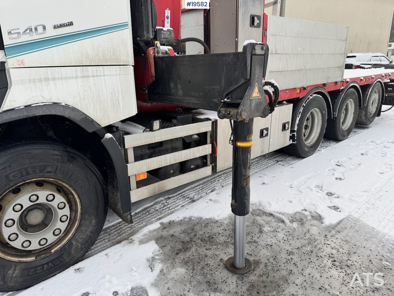 Crane truck Volvo 2019 Volvo FH540 8x4 Tridem Kranbil m/ 50 t/m HMF kran m/ Jibb. Lite km og krantimer!: picture 30