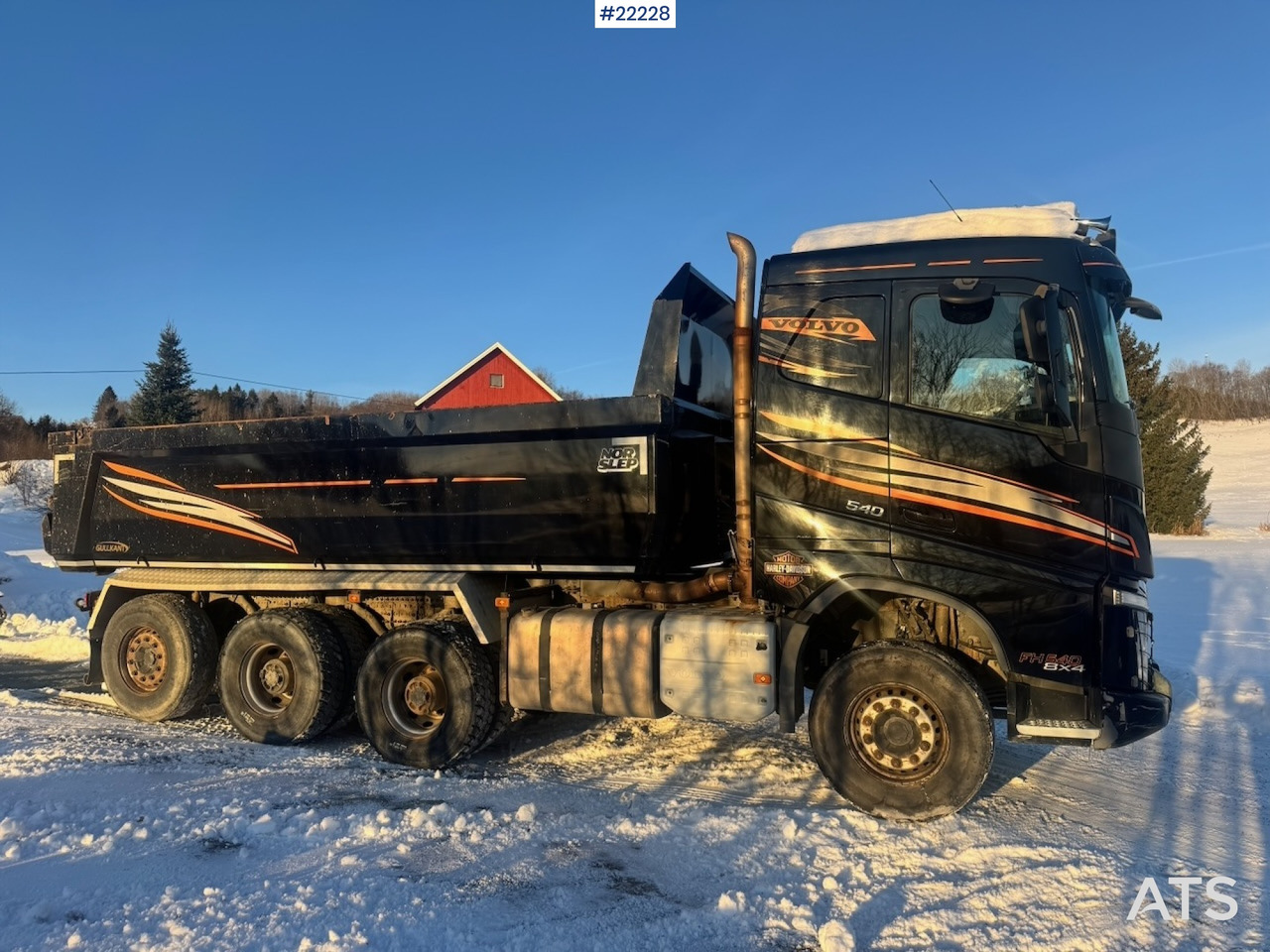 Volvo FH540 Tridem Tippbil. Forberedt for Brøytefeste. SE VIDEO - Tipper: picture 3 Volvo FH540 Tridem Tippbil. Forberedt for Brøytefeste. SE VIDEO - Tipper: picture 3