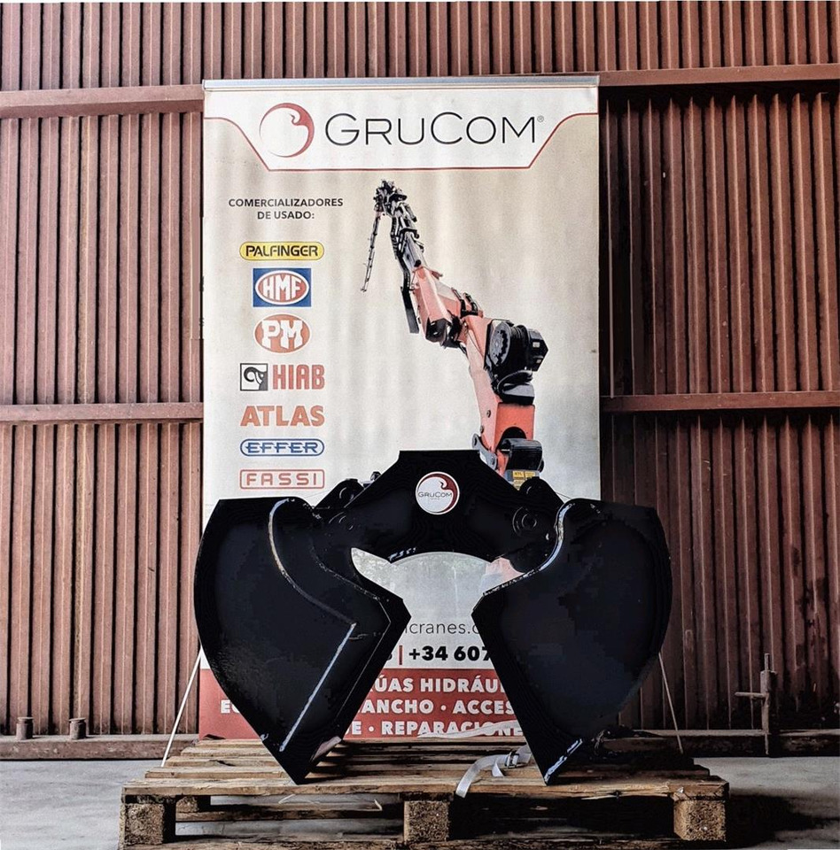 Clamshell bucket with sidewalls BV-L 205 - Clamshell bucket for Loader crane: picture 3 Clamshell bucket with sidewalls BV-L 205 - Clamshell bucket for Loader crane: picture 3