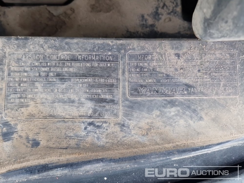 Mini excavator 2012 Hitachi ZX52U-3 CLR: picture 16 Mini excavator 2012 Hitachi ZX52U-3 CLR: picture 16