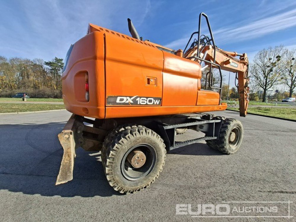 2013 Doosan DX160W-3 - Wheel excavator: picture 4 2013 Doosan DX160W-3 - Wheel excavator: picture 4