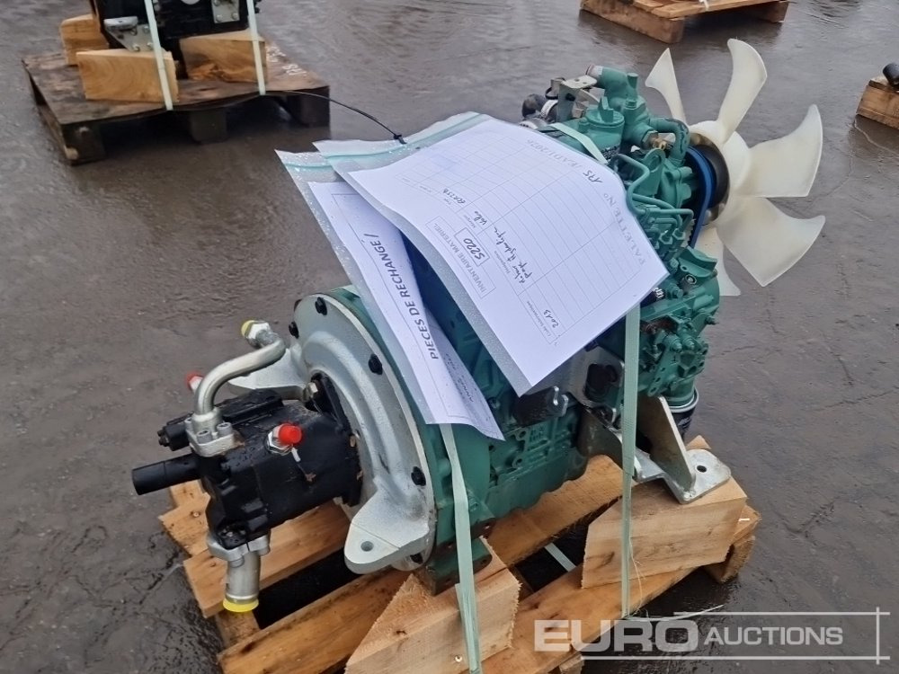 2013 Volvo 3 Cylinder Diesel Engine+ Pump to suit Volvo ECR25D - Construction equipment: picture 1 2013 Volvo 3 Cylinder Diesel Engine+ Pump to suit Volvo ECR25D - Construction equipment: picture 1
