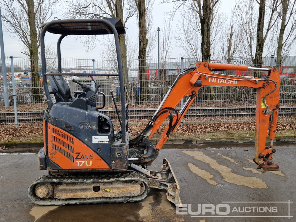 Mini excavator 2014 Hitachi ZX17U-2YLR: picture 6