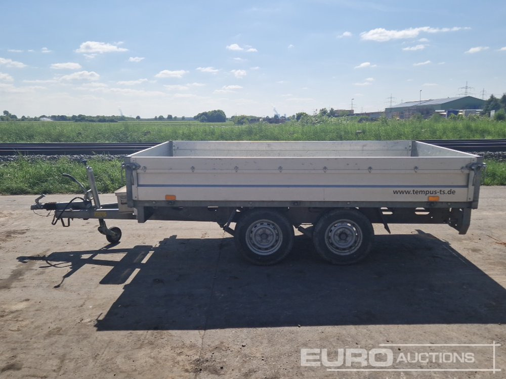 2014 Tempus 2 Axle Trailer, 2000kg, 100Km/H (Tuev 3/2027)(German Reg. Docs. Available) - Dropside/ Flatbed trailer: picture 2 2014 Tempus 2 Axle Trailer, 2000kg, 100Km/H (Tuev 3/2027)(German Reg. Docs. Available) - Dropside/ Flatbed trailer: picture 2