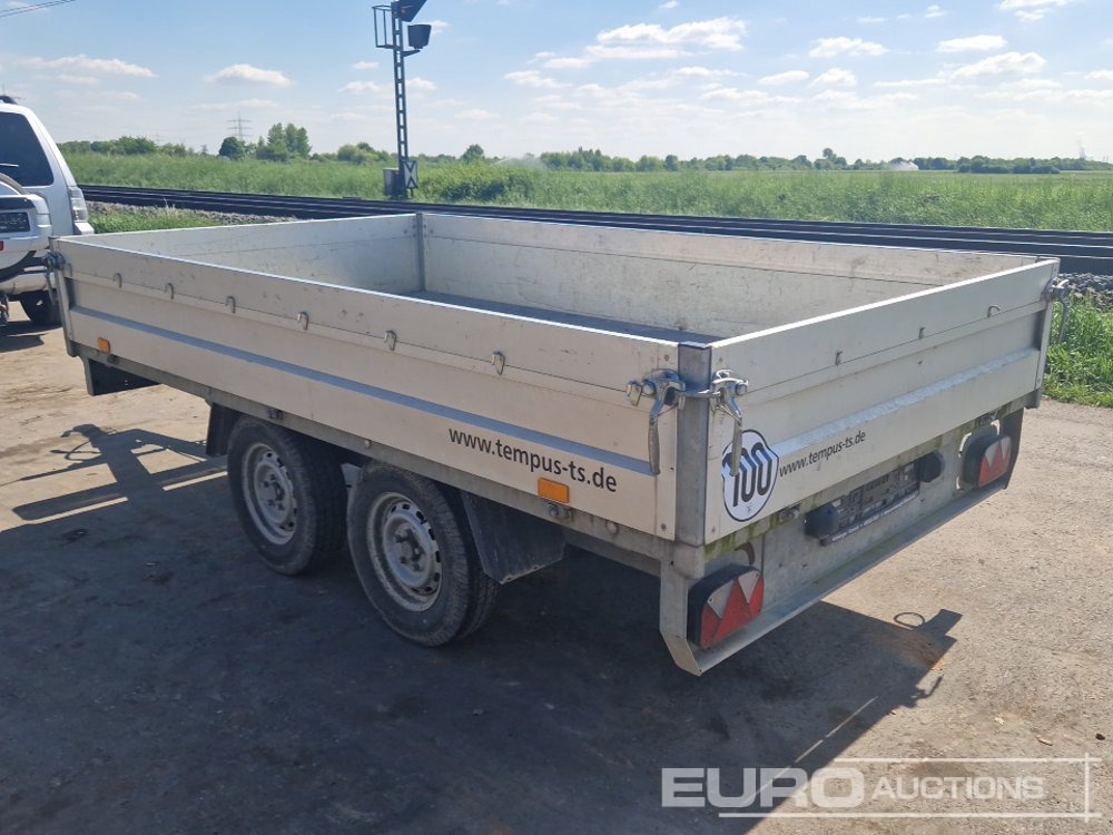 2014 Tempus 2 Axle Trailer, 2000kg, 100Km/H (Tuev 3/2027)(German Reg. Docs. Available) - Dropside/ Flatbed trailer: picture 3 2014 Tempus 2 Axle Trailer, 2000kg, 100Km/H (Tuev 3/2027)(German Reg. Docs. Available) - Dropside/ Flatbed trailer: picture 3