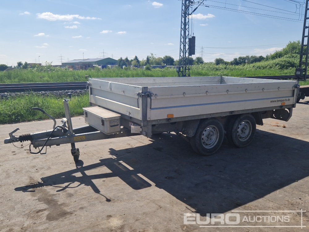 2014 Tempus 2 Axle Trailer, 2000kg, 100Km/H (Tuev 3/2027)(German Reg. Docs. Available) - Dropside/ Flatbed trailer: picture 1 2014 Tempus 2 Axle Trailer, 2000kg, 100Km/H (Tuev 3/2027)(German Reg. Docs. Available) - Dropside/ Flatbed trailer: picture 1