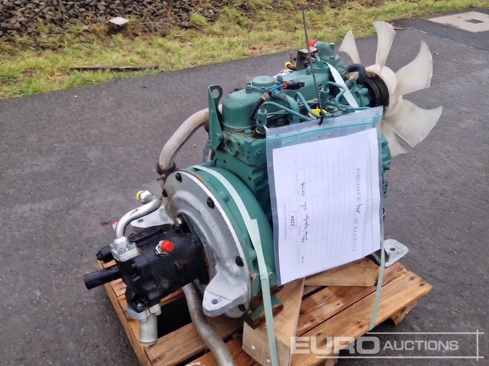 2014 Volvo 3 Cylinder Diesel Engine+ Pump to suit Volvo ECR25D - Construction equipment: picture 1 2014 Volvo 3 Cylinder Diesel Engine+ Pump to suit Volvo ECR25D - Construction equipment: picture 1