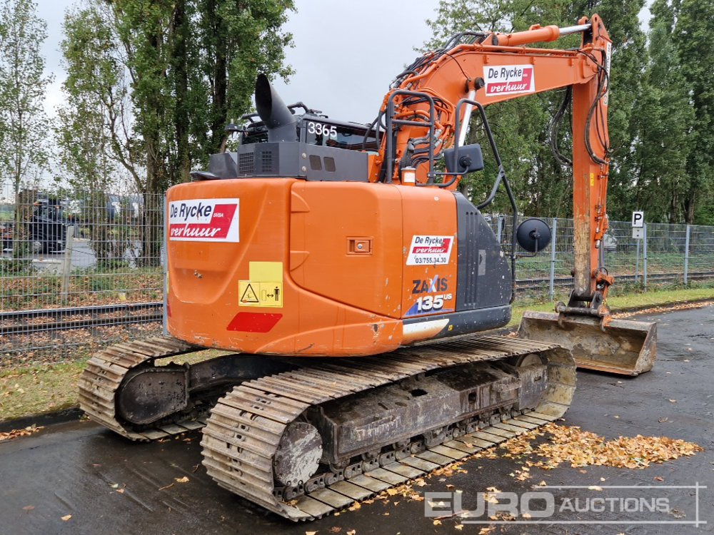 2017 Hitachi ZX135US-6 - Crawler excavator: picture 5 2017 Hitachi ZX135US-6 - Crawler excavator: picture 5