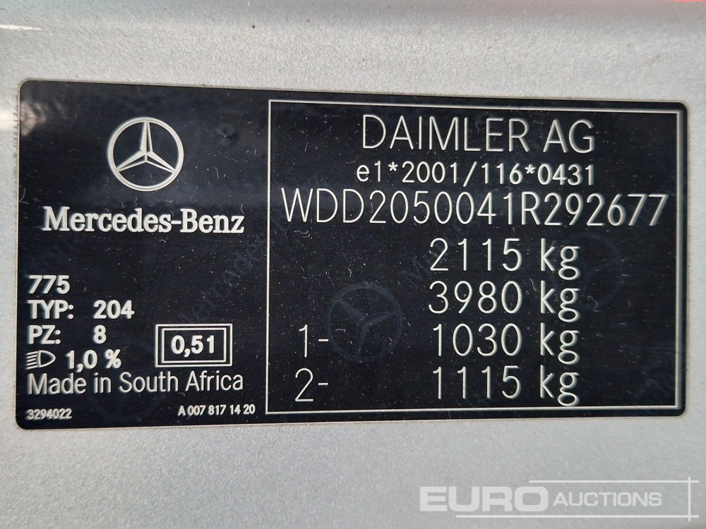 Car 2017 Mercedes Benz C220D: picture 34