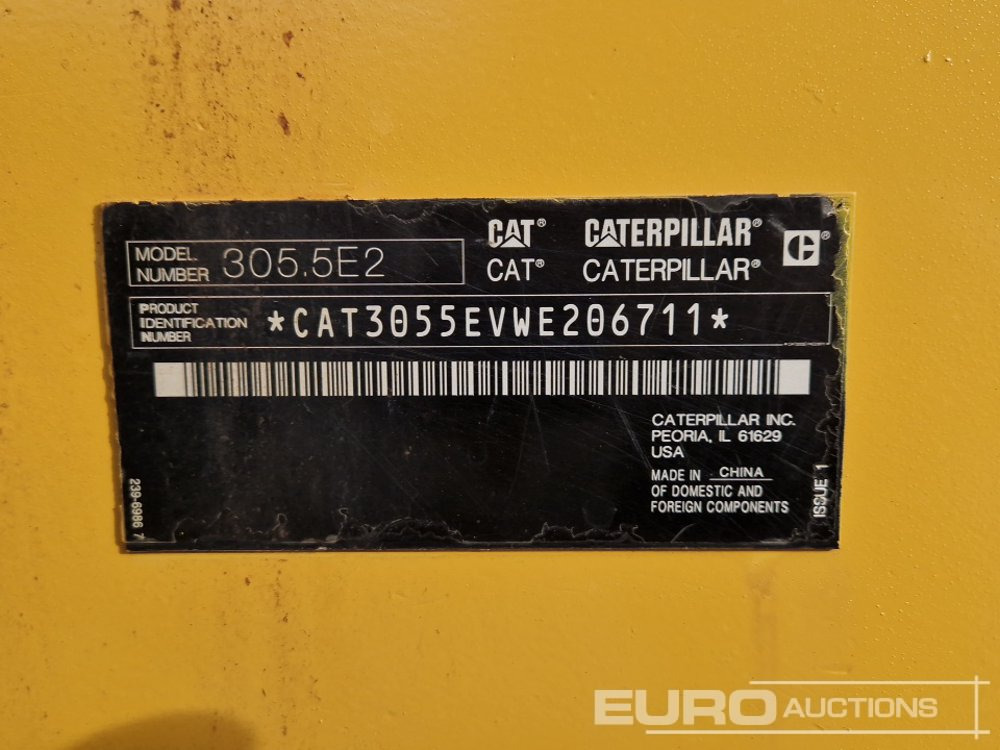 Mini excavator 2018 CAT 305.5 E2: picture 35 Mini excavator 2018 CAT 305.5 E2: picture 35