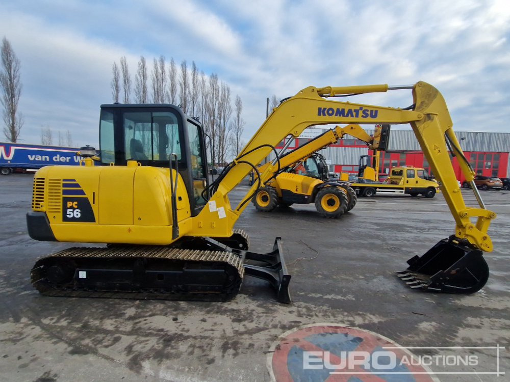 Mini excavator Komatsu PC56-7: picture 6