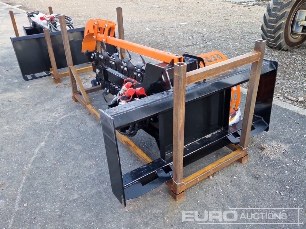 Unused 2025 GIYI Trencher to suit Skidsteer Loader - Material handling equipment: picture 1 Unused 2025 GIYI Trencher to suit Skidsteer Loader - Material handling equipment: picture 1