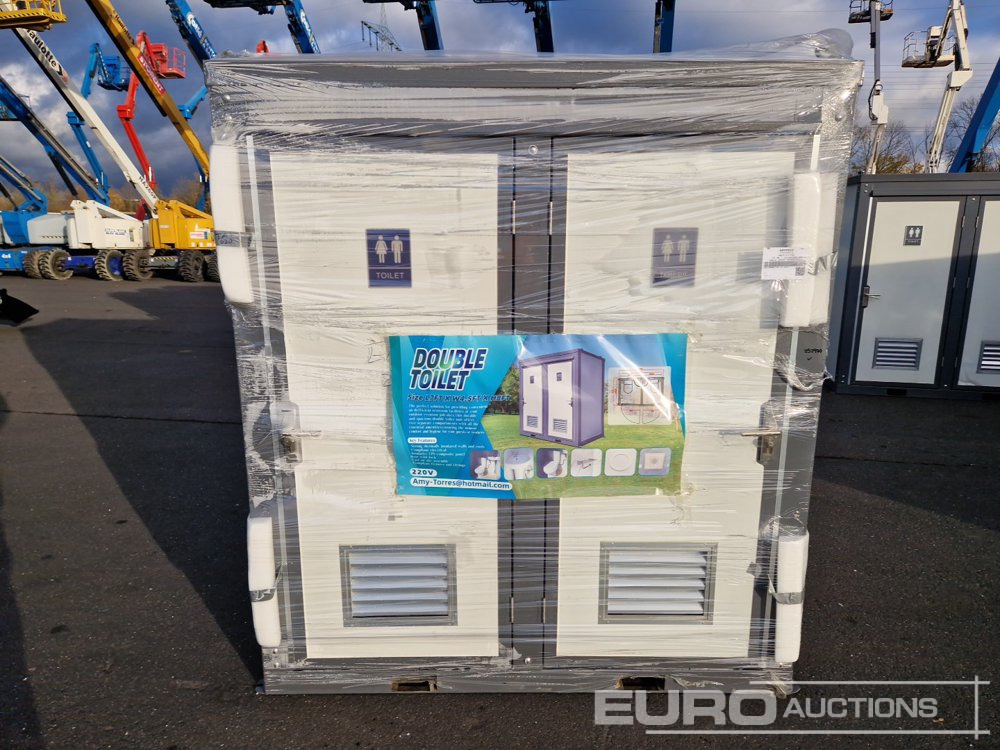 Unused 2024 Portable Toilet, Double,L1300 x W2160 x H2360mm - Construction container: picture 5 Unused 2024 Portable Toilet, Double,L1300 x W2160 x H2360mm - Construction container: picture 5