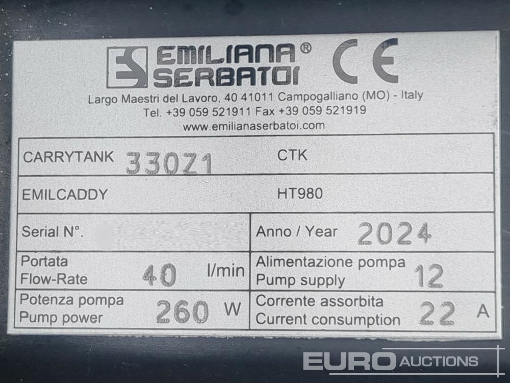 Unused Emiliana Serbatoi 330Z1 - Storage tank: picture 5 Unused Emiliana Serbatoi 330Z1 - Storage tank: picture 5