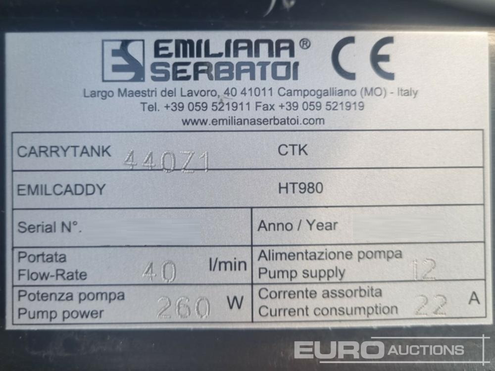 Unused Emiliana Serbatoi 440Z1 - Storage tank: picture 5 Unused Emiliana Serbatoi 440Z1 - Storage tank: picture 5