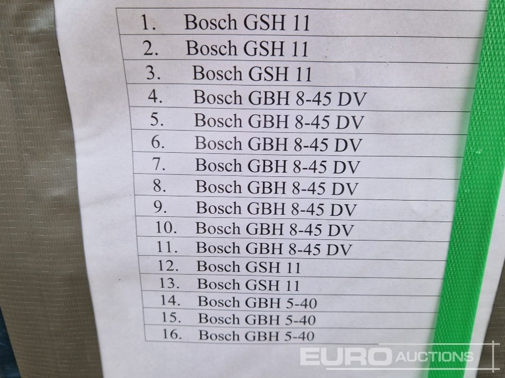Various Bosch Hammer (16 of) - Construction equipment: picture 4 Various Bosch Hammer (16 of) - Construction equipment: picture 4