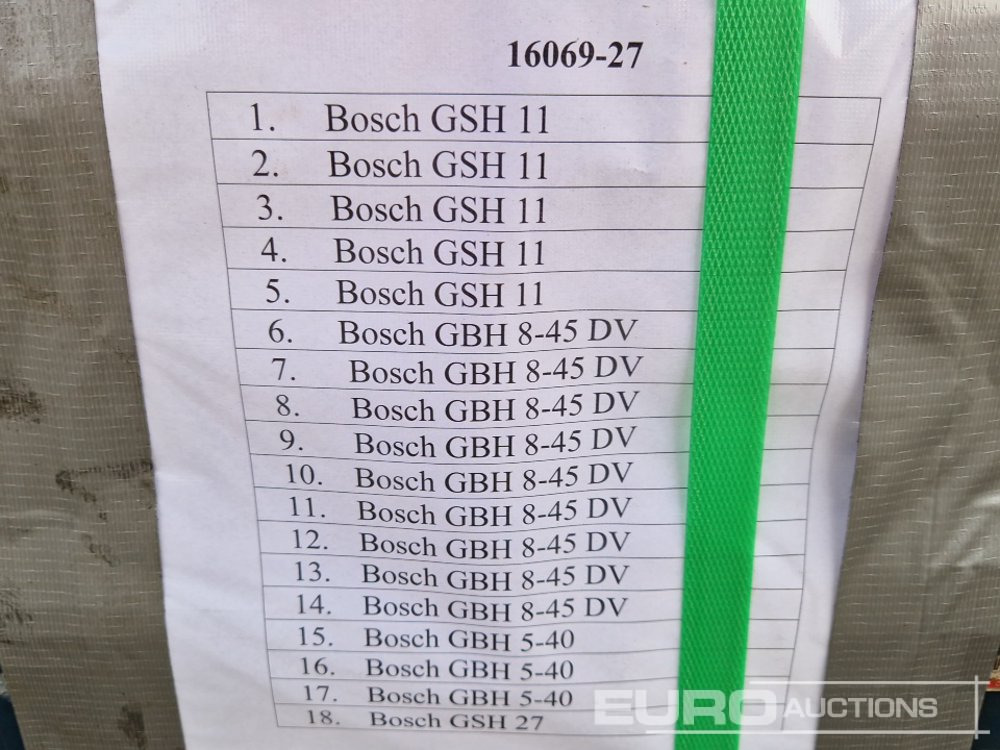 Various Bosch Hammer (17 of) - Construction equipment: picture 5 Various Bosch Hammer (17 of) - Construction equipment: picture 5