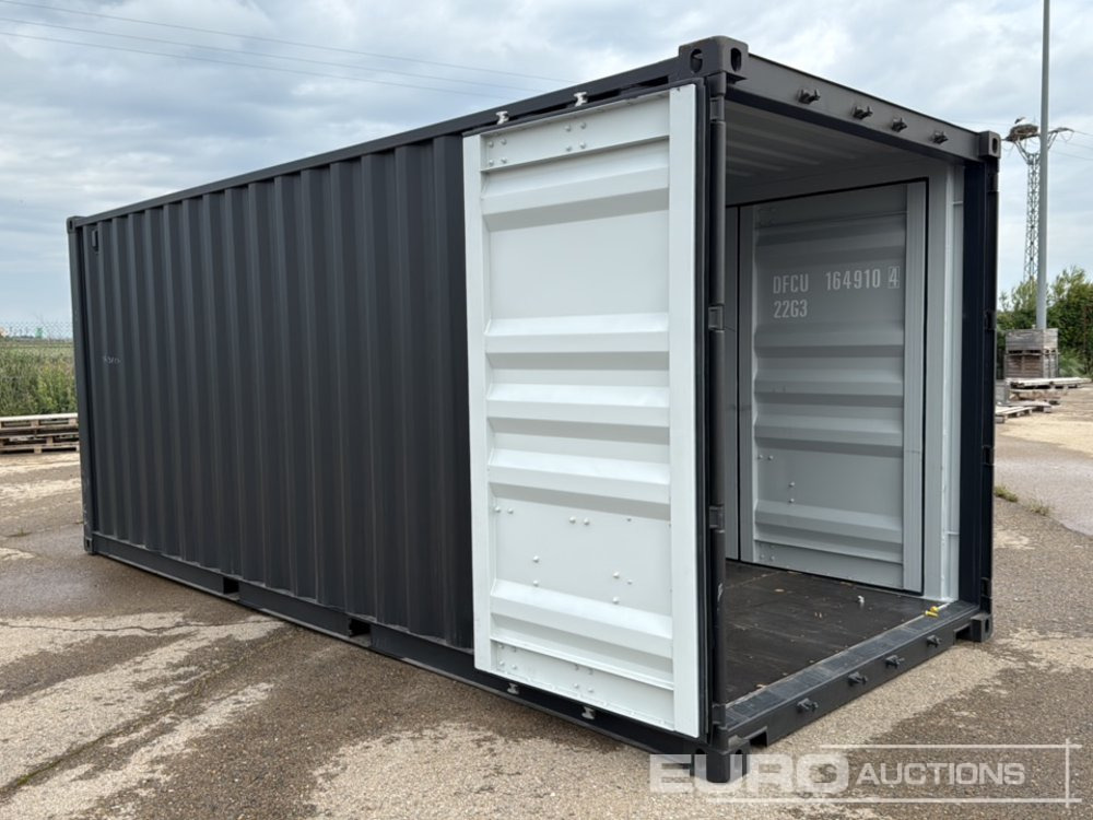20' GP Open Sided Container, 2 Side Doors, Max gross weight: 24000 KG, Tare weight: 2430 KG, Net payload: 21570 KG, External dimensions: 6058 x 2438 x 2591 mm, Forklift Pockets / Contenedor - Shipping container: picture 1 20' GP Open Sided Container, 2 Side Doors, Max gross weight: 24000 KG, Tare weight: 2430 KG, Net payload: 21570 KG, External dimensions: 6058 x 2438 x 2591 mm, Forklift Pockets / Contenedor - Shipping container: picture 1