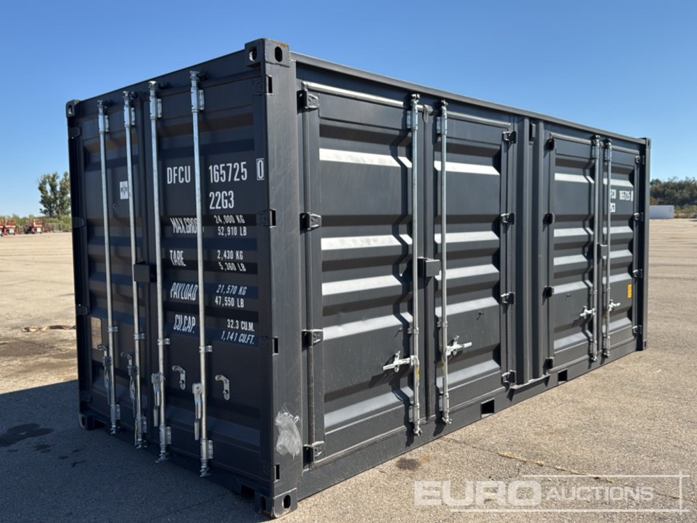 20' HC Container, One Side, Multi-Door, 2 Doors - Shipping container: picture 1 20' HC Container, One Side, Multi-Door, 2 Doors - Shipping container: picture 1