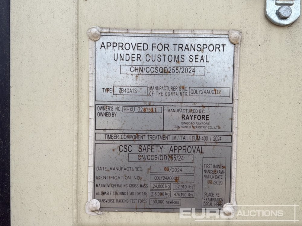 Shipping container 2024 40' HQ Container, One Side Multi-Door, 4 Doors: picture 6