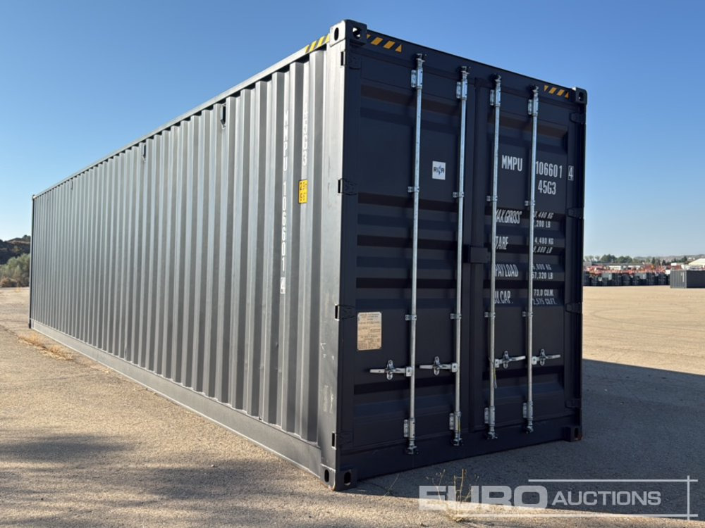40' HQ Container, One Side Multi Door, 4 Doors / Contenedor - Shipping container: picture 4 40' HQ Container, One Side Multi Door, 4 Doors / Contenedor - Shipping container: picture 4