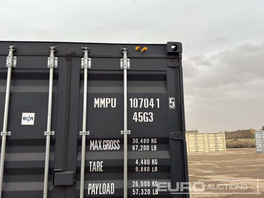 Shipping container 40' x 8' High Cube Container, 4 Side Doors, 1 End Door: picture 7