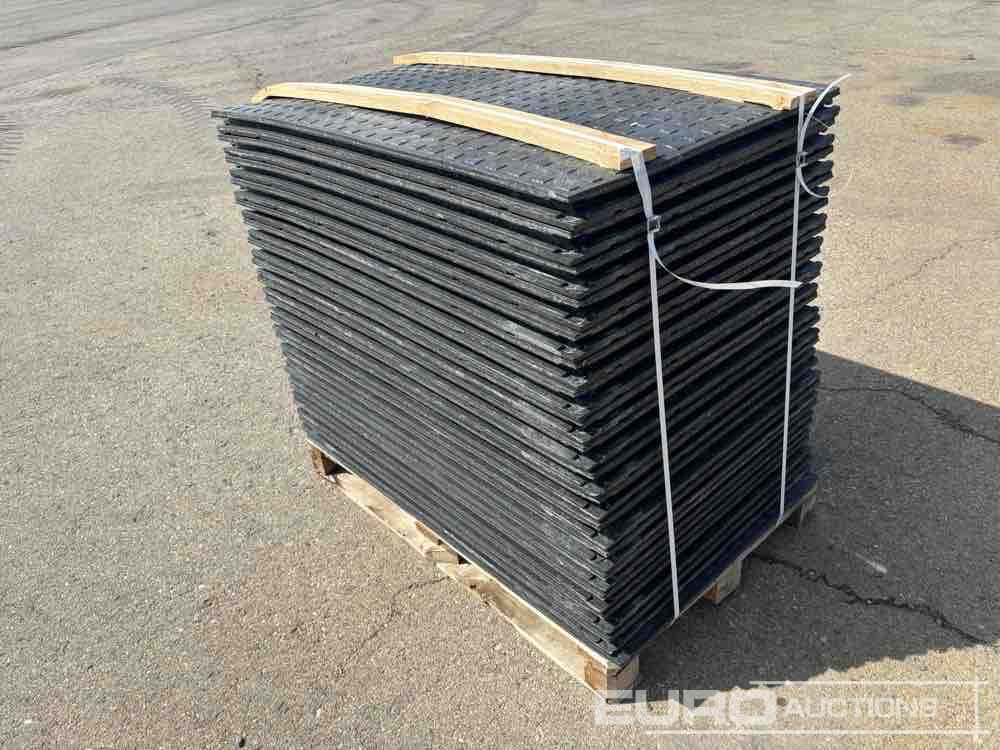 Construction equipment Pallet of Plastic Connectable Road Plates, 1200x800x28mm, 22kg per Plate (35 of): picture 9