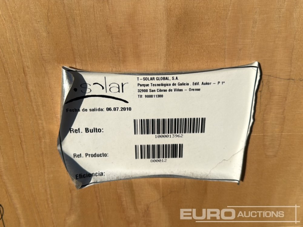 Pallet of Solar Panel (24 of) - Construction equipment: picture 3 Pallet of Solar Panel (24 of) - Construction equipment: picture 3