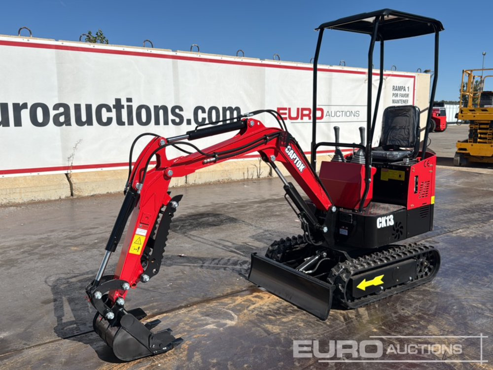 Unused 2025 Captok CK13 - Mini excavator: picture 1 Unused 2025 Captok CK13 - Mini excavator: picture 1